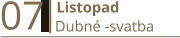 07      Listopad Dubné -svatba
