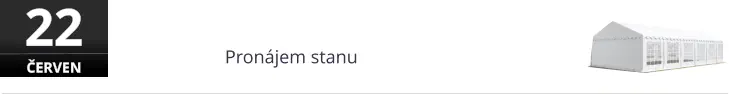 Pronájem stanu 22 ČERVEN